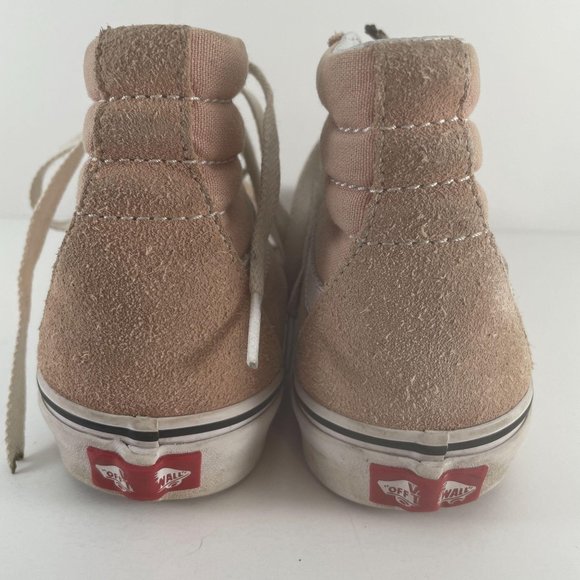 Vans Mauve Pink Suede Old Skool High Top Sneakers - Picture 3 of 10